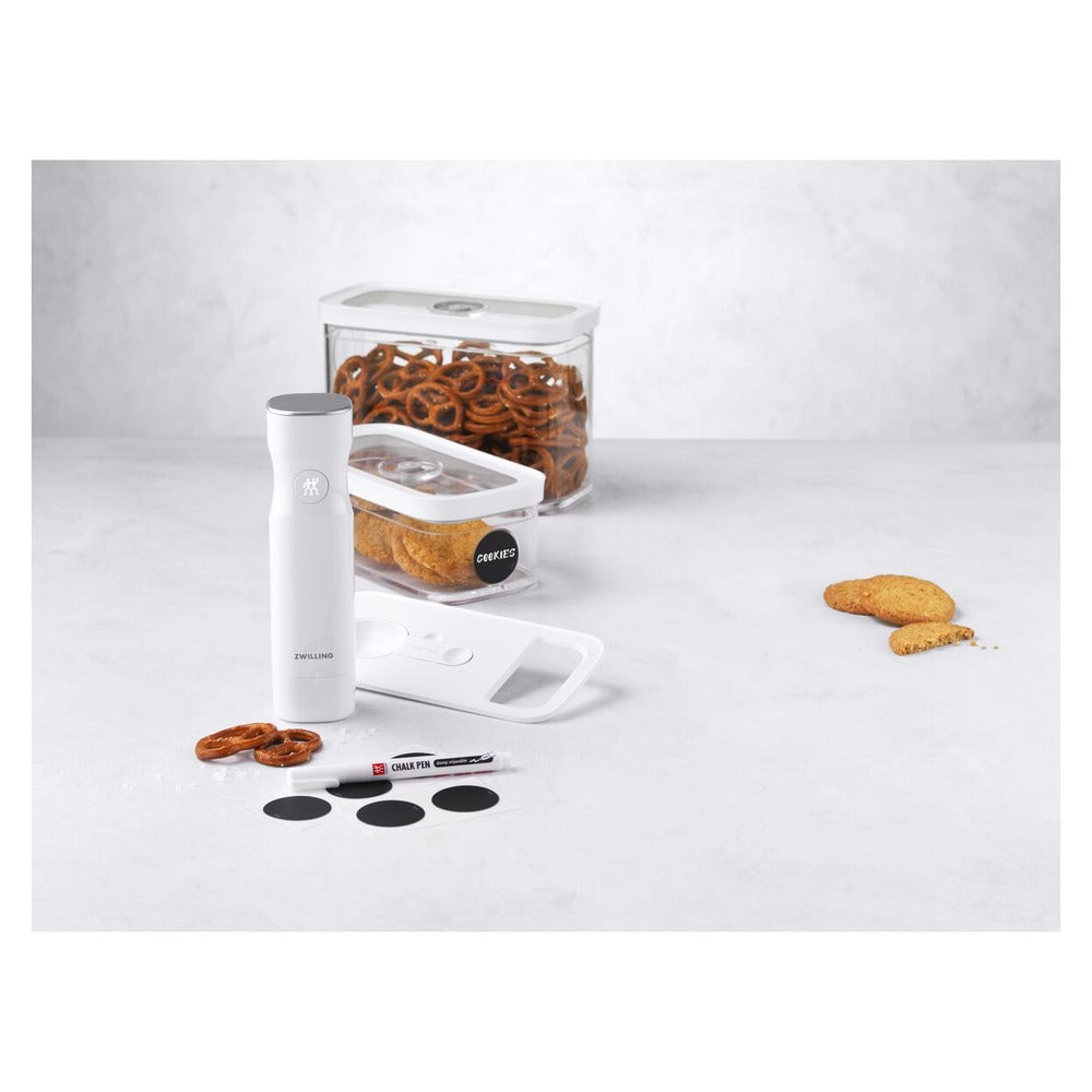 Zwilling Fresh & Save Cube Set Contenitori Sottovuoto Con Pompetta Senza Fili In Plastica - Set 5 Pz