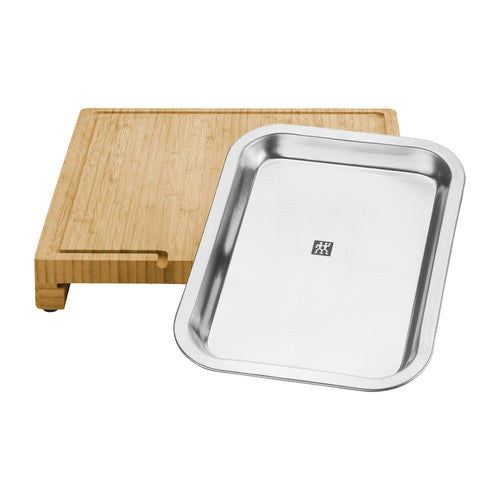 39 cm - Zwilling BBQ+ Tagliere Con Vassoio In Acciaio Inox