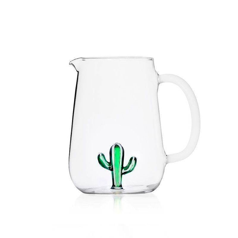 175 Cl Ichendorf Desert Plants Caraffa Cactus In Vetro Borosilicato
