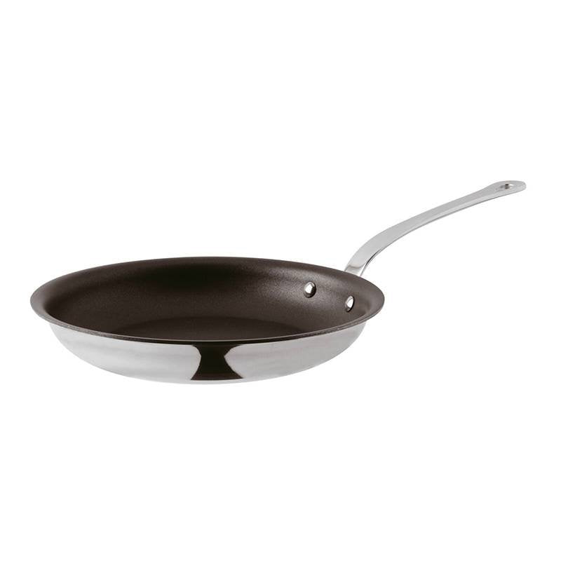 Paderno Series 12200 Padella Bassa Antiaderente In Acciaio Inox 5-Ply