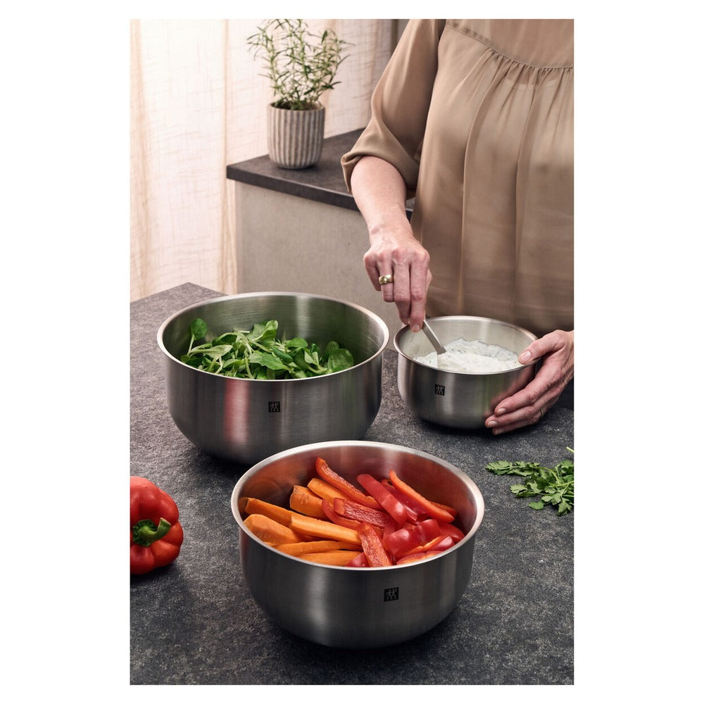 Zwilling Fresh & Save Prep Set Ciotole In Acciaio Inox 18/10 - Set 3 Pz