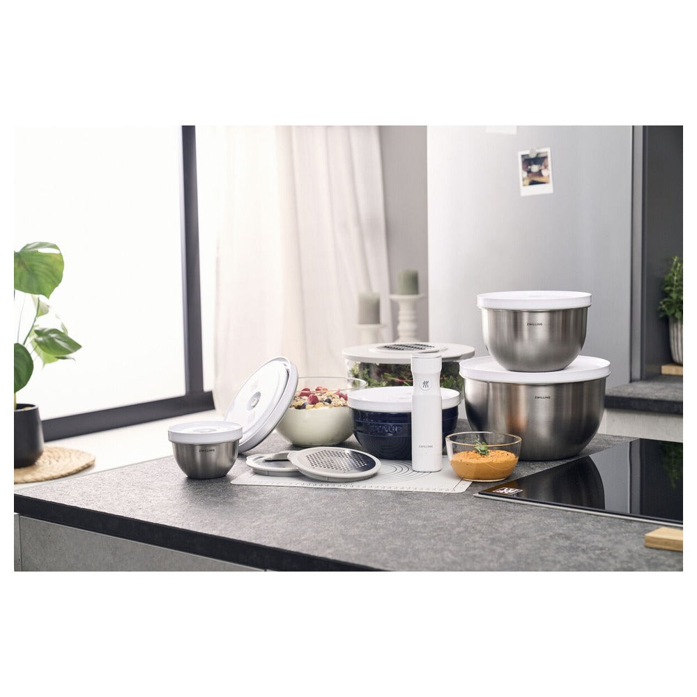 Zwilling Fresh & Save Kit Sottovuoto Con Contenitori In Vetro e Pompetta Per Sottovuoto - Set 9 Pz