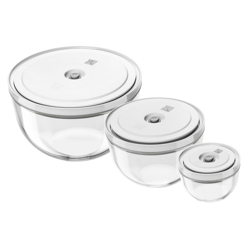 Zwilling Fresh & Save Set Ciotole Con Coperchi per Sottovuoto In Vetro - Set 6 Pz
