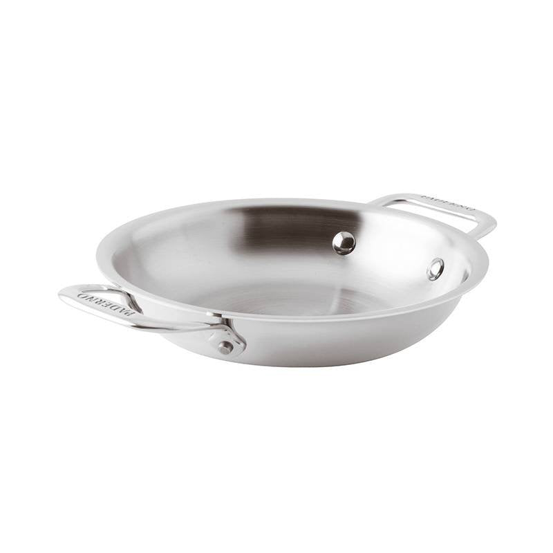 16 cm - Paderno Series 12200 Miniature Padella Gratin In Acciaio Inox