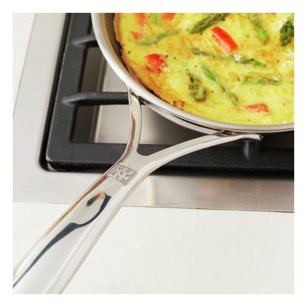 Zwilling Peak Padella Bassa Antiaderente In Acciaio Inox Con Rivestimento Ceraforce Hycoat