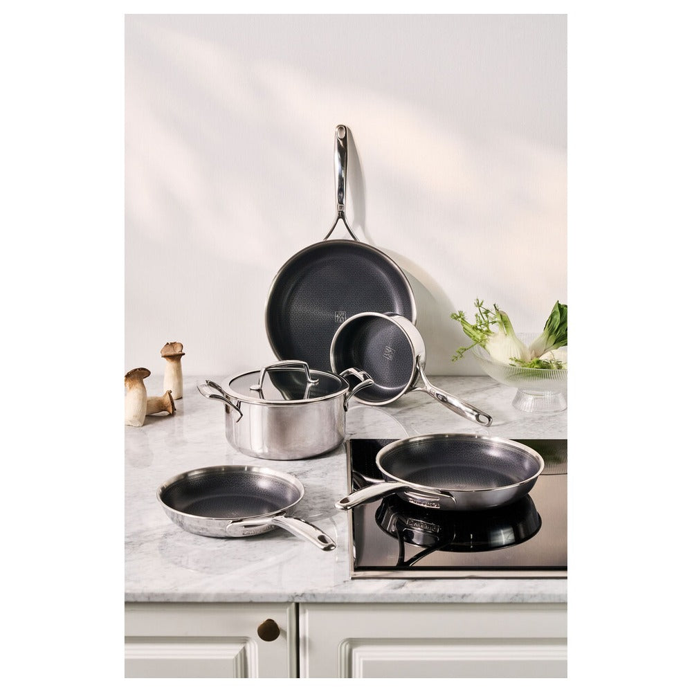 Zwilling Peak Padella Bassa Antiaderente In Acciaio Inox Con Rivestimento Ceraforce Hycoat