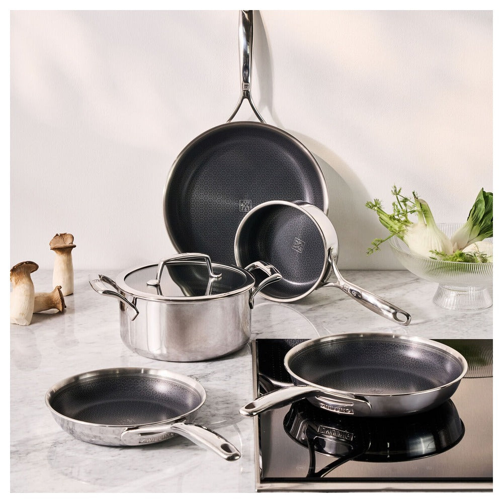 Zwilling Peak Padella Bassa Antiaderente In Acciaio Inox Con Rivestimento Ceraforce Hycoat