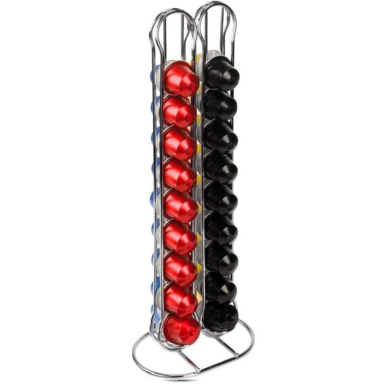 36 Cps Ilsa Porta Capsule Per Astucci Nespresso In Acciaio Inox