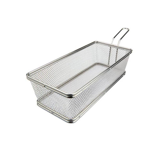 21X11 Cm Ilsa Mini Cestello Porta Snack Rettangolare In Acciaio Inox 18 10