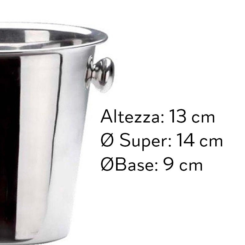 Abert Basic Secchiello Ghiaccio In Acciaio Inox
