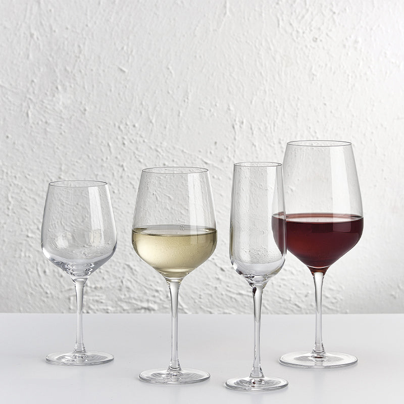53 Cl Nude Refine Calice Vino Rosso In Vetro Set 6 Pezzi