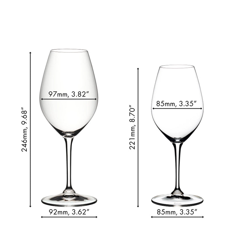 Riedel Friendly Calice Degustazione In Vetro Set 8 Pezzi