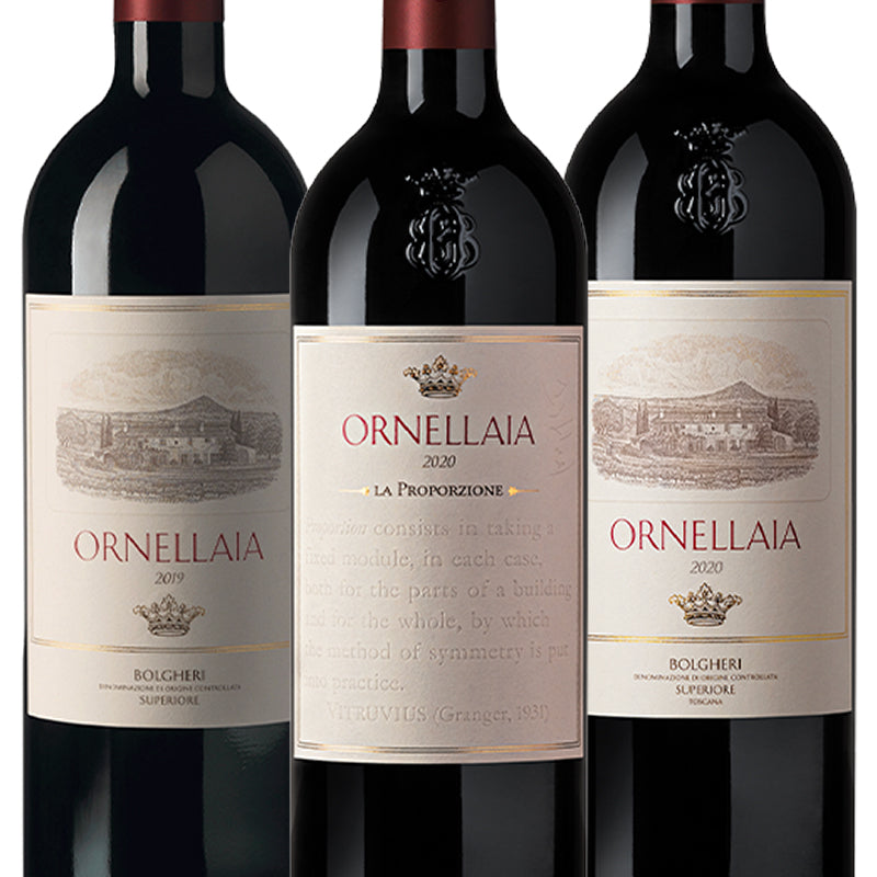 Ornellaia La Proporzione Bolgheri Superiore Doc 2019 2020 Cantina Ornellaia Set 3 Bottiglie