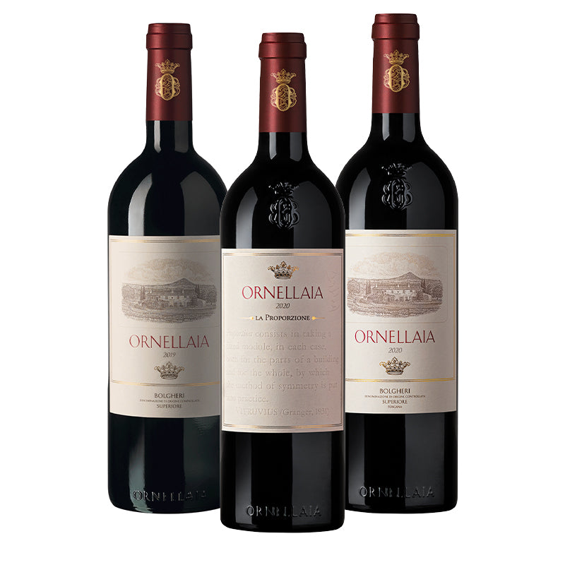 Ornellaia La Proporzione Bolgheri Superiore Doc 2019 2020 Cantina Ornellaia Set 3 Bottiglie