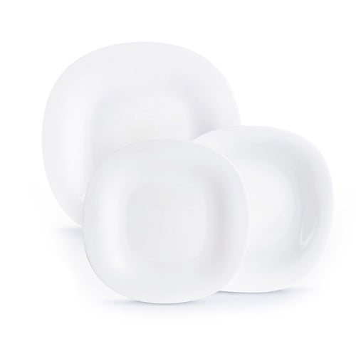 Luminarc Carine Servizio Piatti In Vetro Opale Set 18 Pz