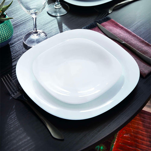 Luminarc Carine Servizio Piatti In Vetro Opale Set 18 Pz