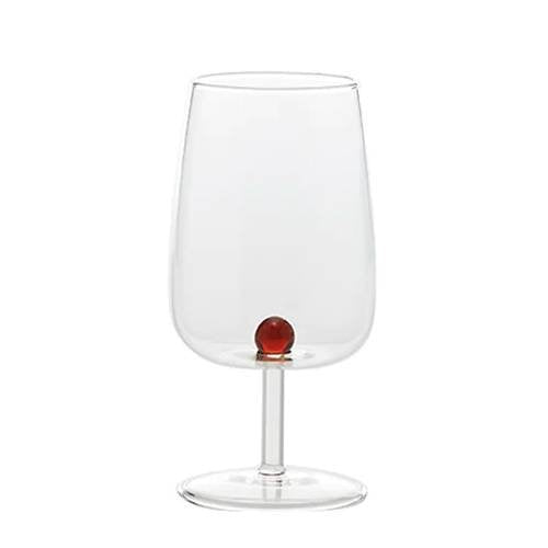 38 Cl Zafferano Bilia Calice Vino Multiuso Bilia Colorata In Vetro Borosilicato Set 6 Pezzi