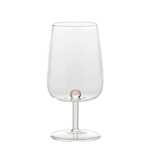 38 Cl Zafferano Bilia Calice Vino Multiuso Bilia Colorata In Vetro Borosilicato Set 6 Pezzi