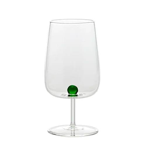 38 Cl Zafferano Bilia Calice Vino Multiuso Bilia Colorata In Vetro Borosilicato Set 6 Pezzi