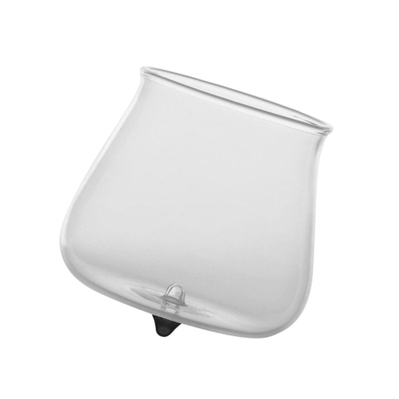 40 Cl Zafferano Pirolo Bicchiere Acqua Punta In Vetro Borosilicato Set 6 Pezzi