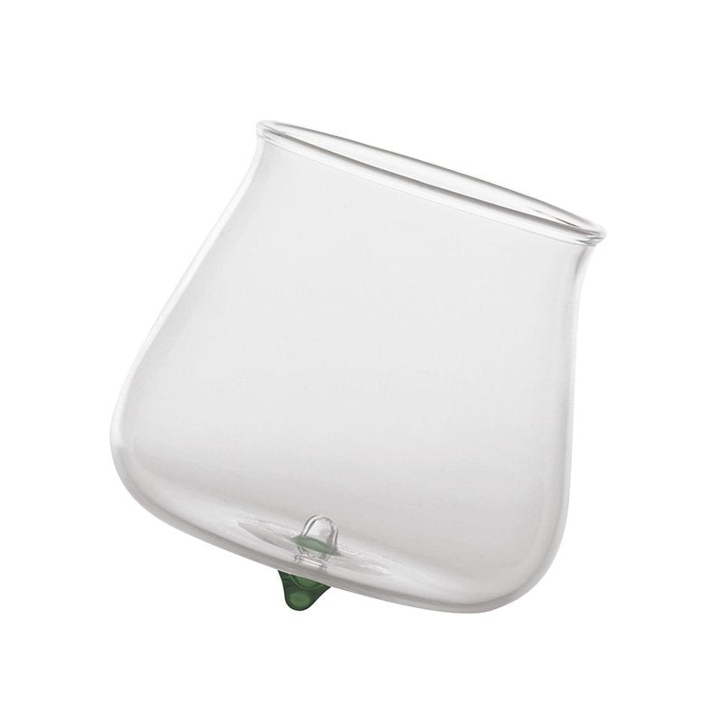 40 Cl Zafferano Pirolo Bicchiere Acqua Punta In Vetro Borosilicato Set 6 Pezzi