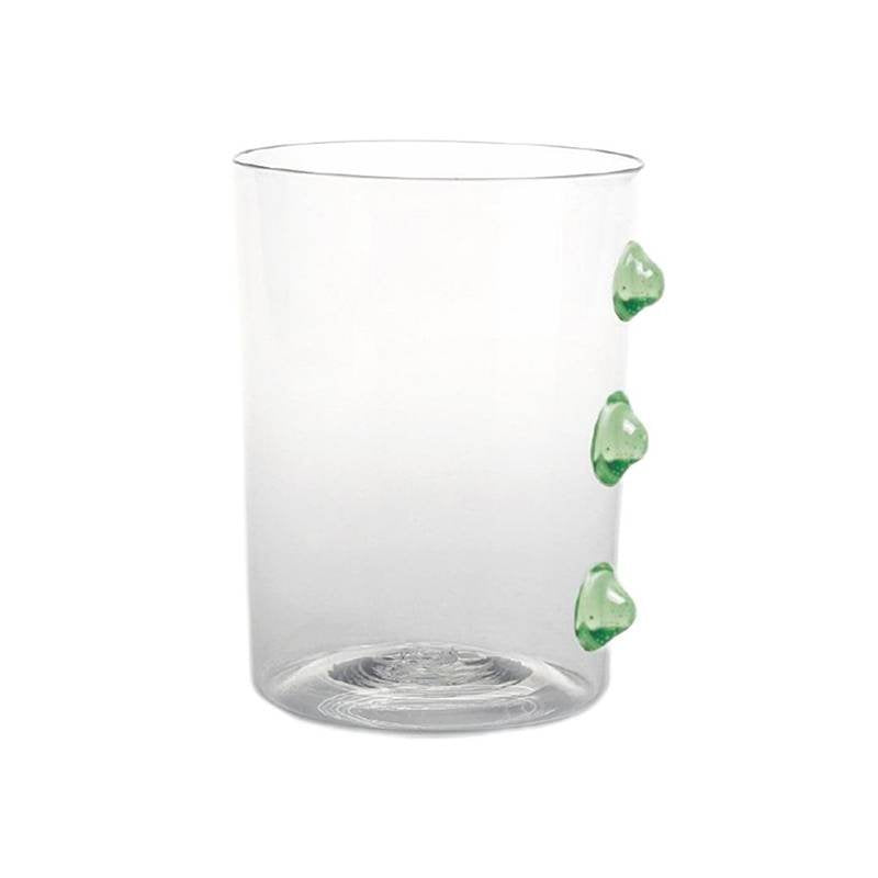 37 Cl Zafferano Petoni Bicchiere Acqua 3 Punti Verticali In Vetro Borosilicato Set 6 Pezzi
