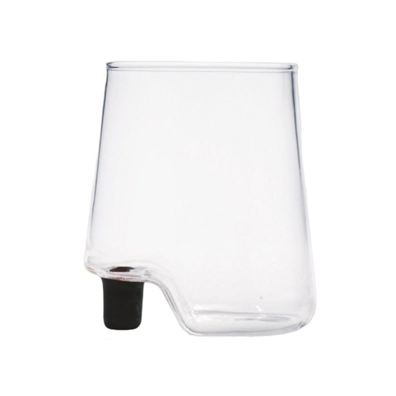 42 Cl Zafferano Gamba De Vero Bicchiere Acqua Tacco Colorato In Vetro Borosilicato Set 6 Pezzi