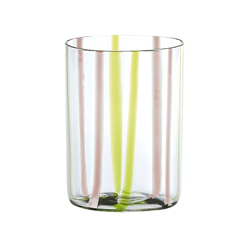 35 Cl Zafferano Tirache Bicchiere Acqua In Vetro Borosilicato Set 6 Pezzi
