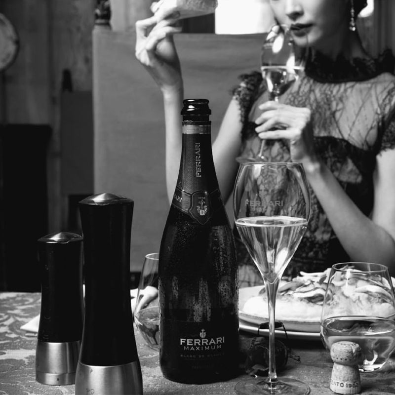 Maximum Blanc De Blancs Trento Doc Magnum Cantine Ferrari