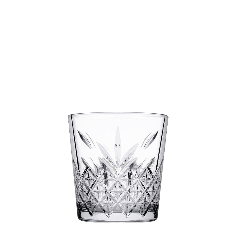 Pasabahce Timeless Lot De 6 Verres à Whisky En Cristal - 205 Ml, Design Rétro Élégant