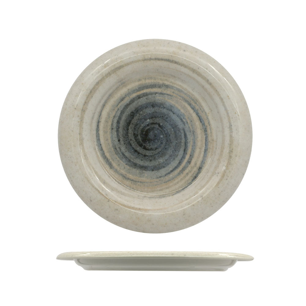 Saturnia Giotto Around Piatto Piano In Porcellana Set 6 Pz