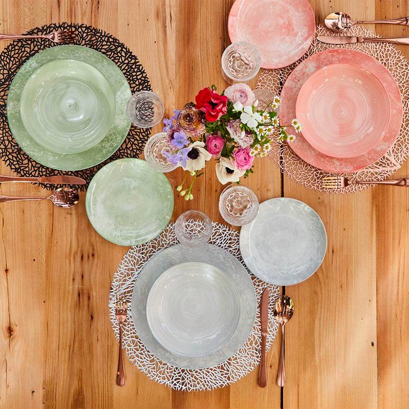 Tognana Madison Petra Servizio Piatti In Porcellana Set 18 Pz