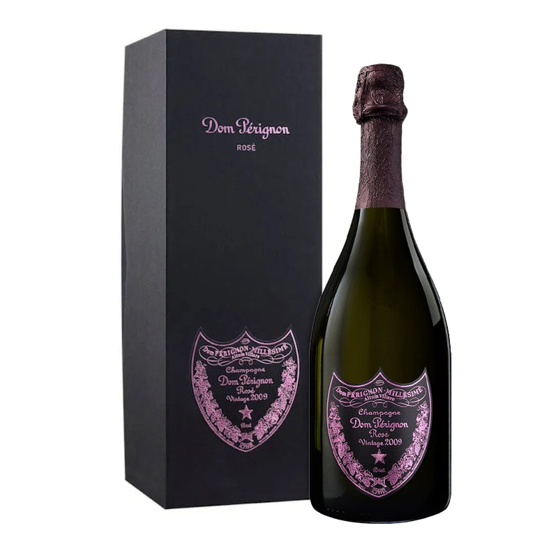 Dom Pérignon Rosé 2009 en Coffret + 2 Flûtes Riedel Veritas