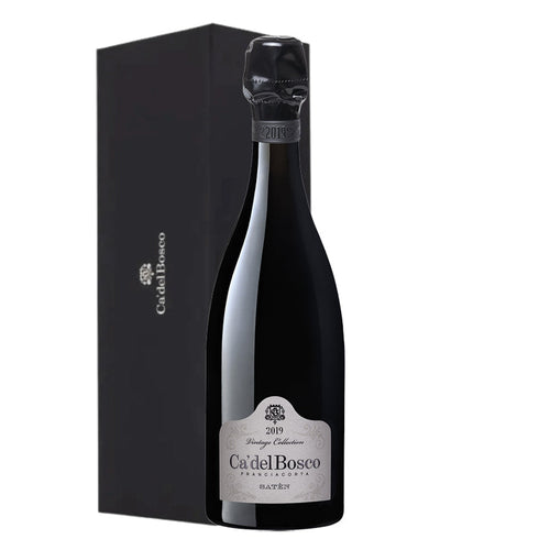 Satèn Vintage Franciacorta DOCG 2019 Ca’ del Bosco + 6 Calici Franciacorta Vino Bianco 42 cl
