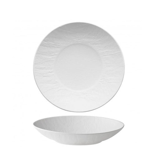 Erosion Piatto Fondo In Porcellana Set 3 Pz