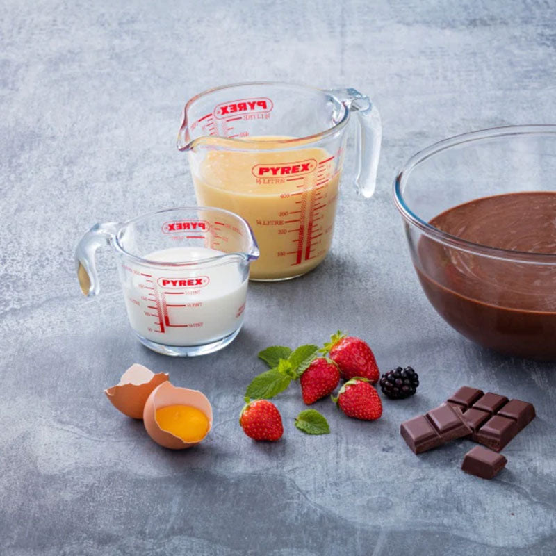 Pyrex Classic Caraffe Graduate In Vetro Set 3 Pezzi