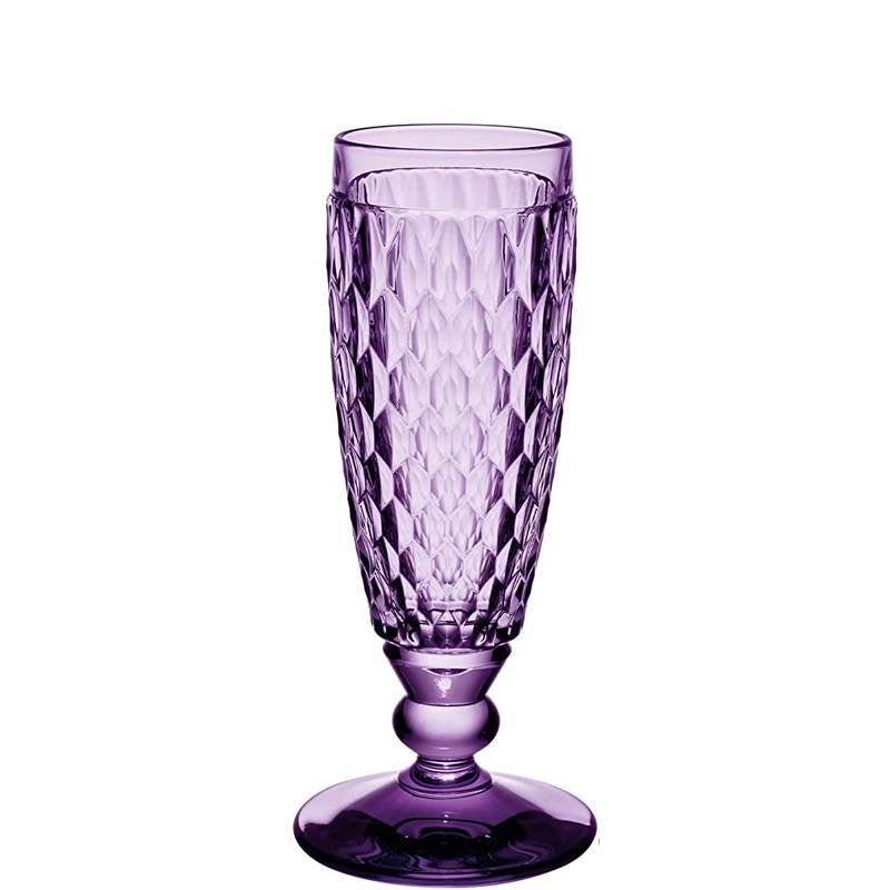 12 Cl Villeroy And Boch Boston Calice Flute In Vetro Set 4 Pezzi