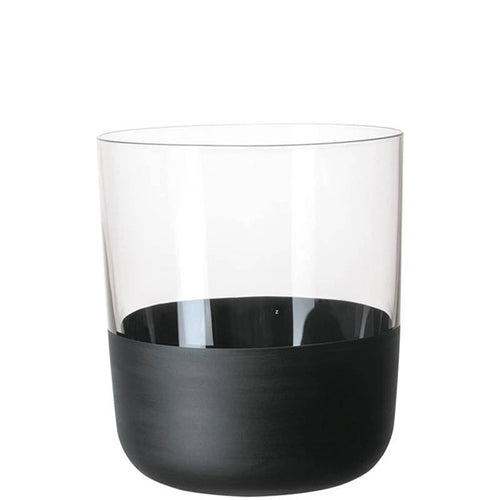 25 Cl Villeroy And Boch Manufacture Rock Bicchiere Whisky In Vetro Set 4 Pezzi