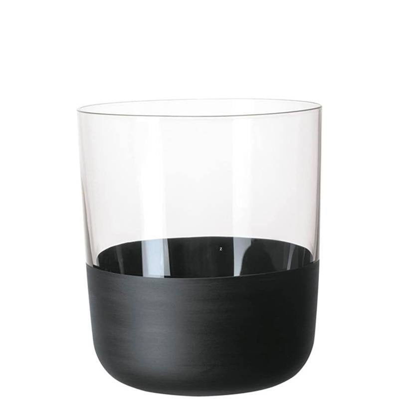 25 Cl Villeroy And Boch Manufacture Rock Bicchiere Whisky In Vetro Set 4 Pezzi