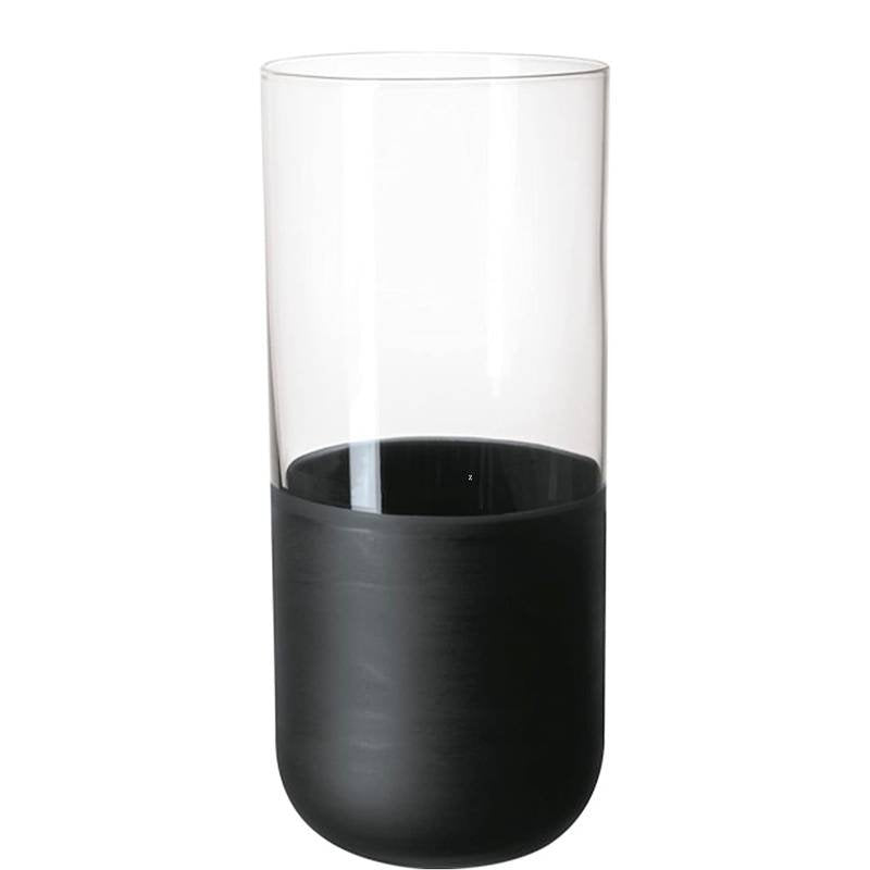 30 Cl Villeroy And Boch Manufacture Rock Bicchiere Bibita In Vetro Set 4 Pezzi