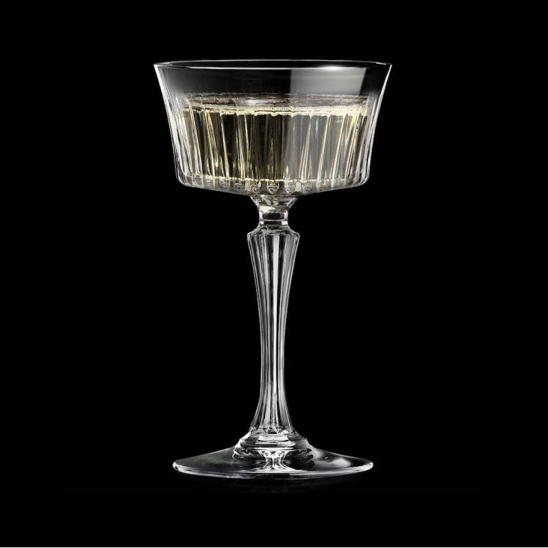 26 Cl Rcr Timeless Coppa Champagne In Vetro Set 6 Pezzi