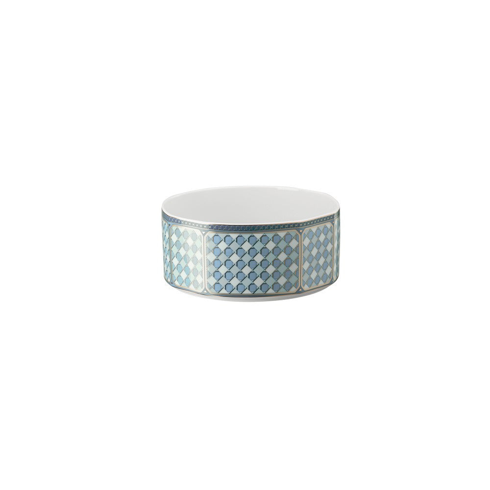 1.75 Lt - Swarovski x Rosenthal Signum Coppa Insalatiera In Porcellana