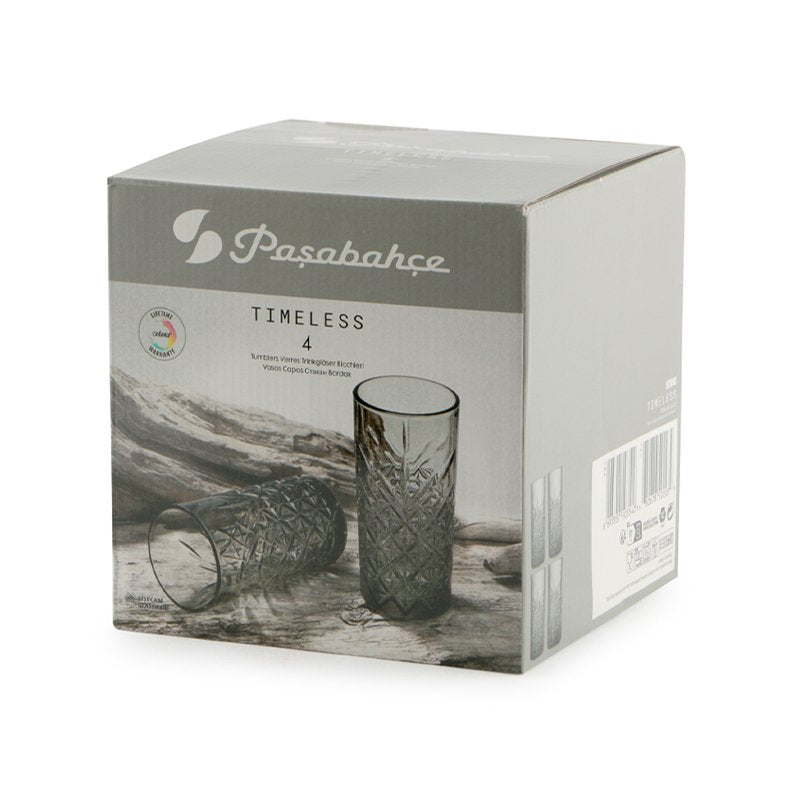 45 Cl Pasabahce Timeless Bicchiere Cocktail In Vetro Set 4 Pezzi