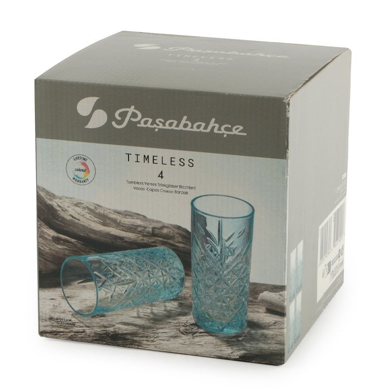 45 Cl Pasabahce Timeless Bicchiere Cocktail In Vetro Set 4 Pezzi