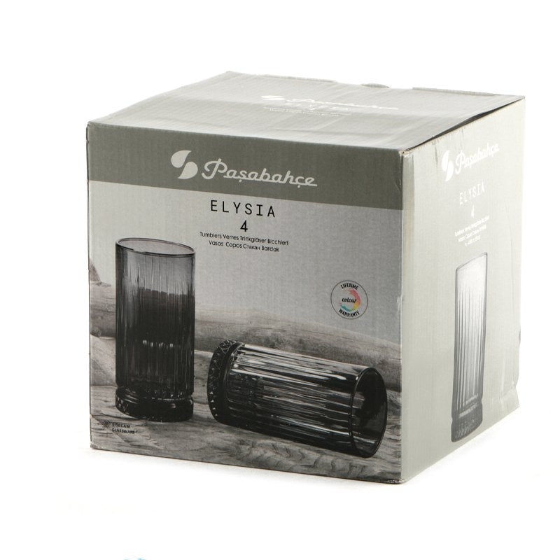 45 Cl Pasabahce Elysia Bicchiere Cocktail In Vetro Set 4 Pezzi