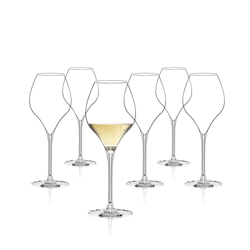 44 5 Cl Italesse Masterclass Xtreme Calice Vino Bianco In Vetro Set 6 Pezzi