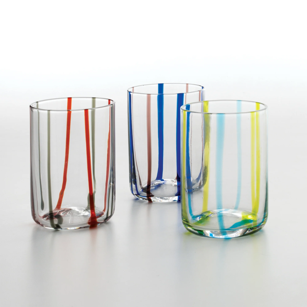 35 cl - Tirache Borosilicate Glass Water Glasses - Set 6 Pieces