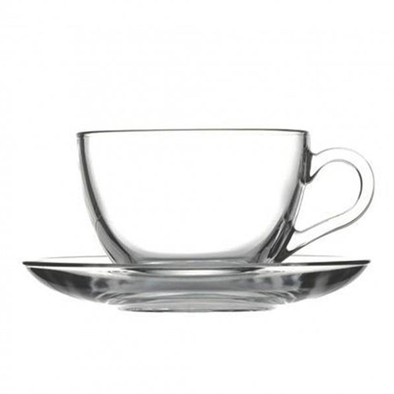 9 Cl Pasabahce Basic Tazzina Caffe In Vetro Set 6 Pezzi