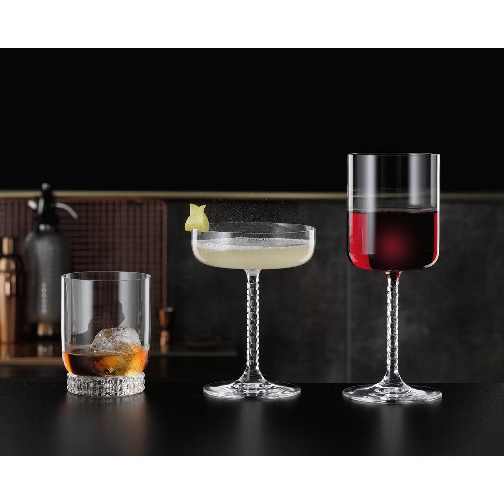 25 cl - Nachtmann Bossa Nova Calice Cocktail Coupe In Vetro Cristallino - Set 2 Pz