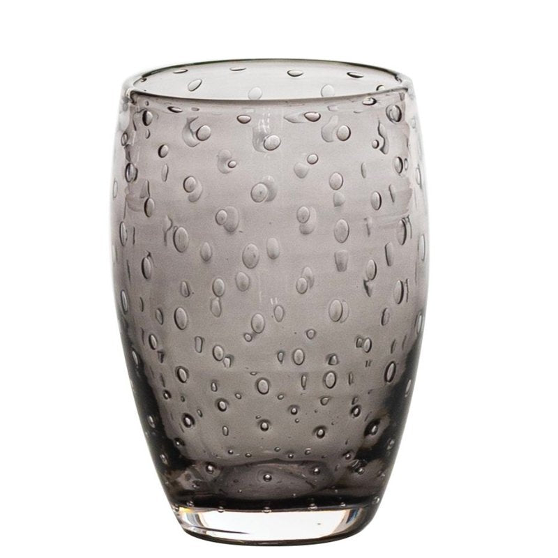 35 Cl Zafferano Bolicante Bicchiere Acqua Bolle In Vetro Soffiato Set 6 Pezzi